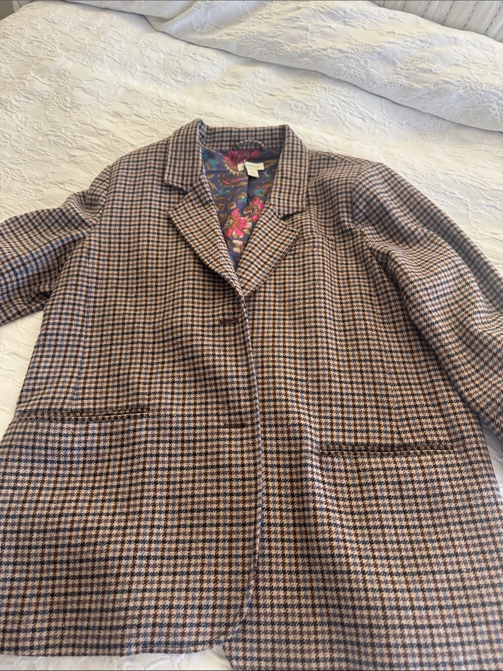 Sundance plaid blazer